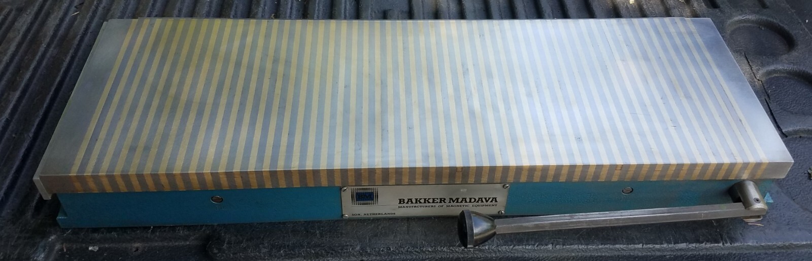 BAKER MADAVA 450 X 150 X 65 PERMENANT MAGNET CHUCK    MADE IN HOLLAND    N.O.S.
