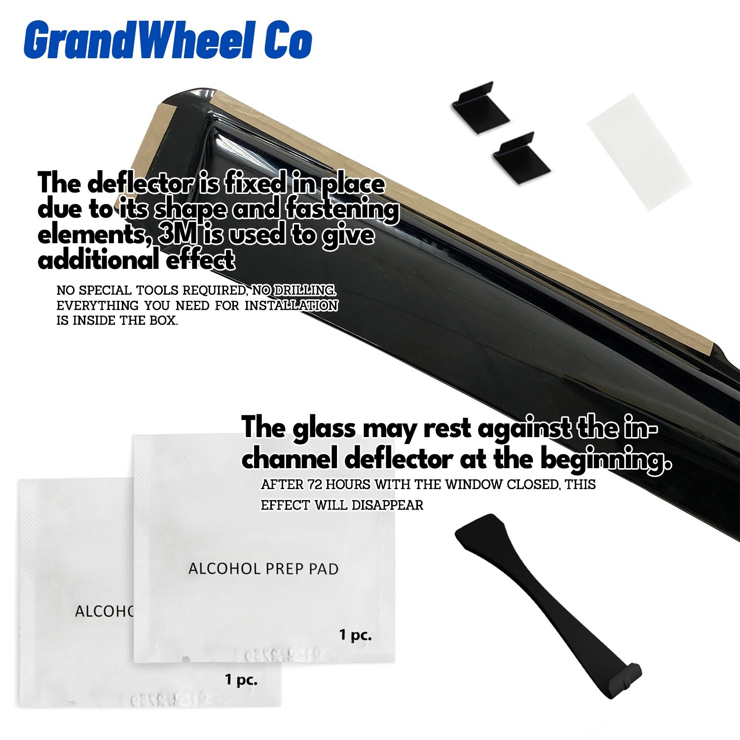 Side Window Deflectors Rain Guards for 21-25 Ford F-150 Regular Cab SHATTERPROOF