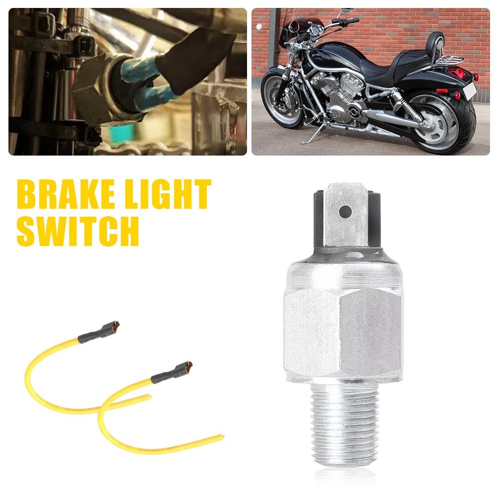 Hydraulic Rear Stop Brake Light Switch For 2003-14 Touring, 2005-07 FXD, FXDWG B