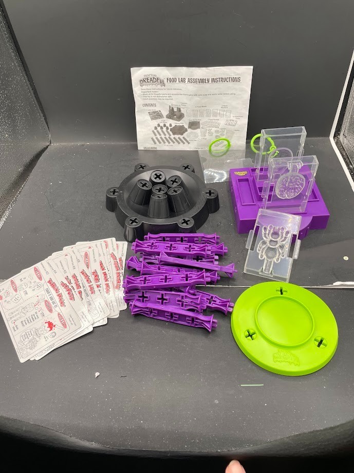Doctor Dreadful Freaky Food Lab Replacement Pieces Recipe Cards Instructions