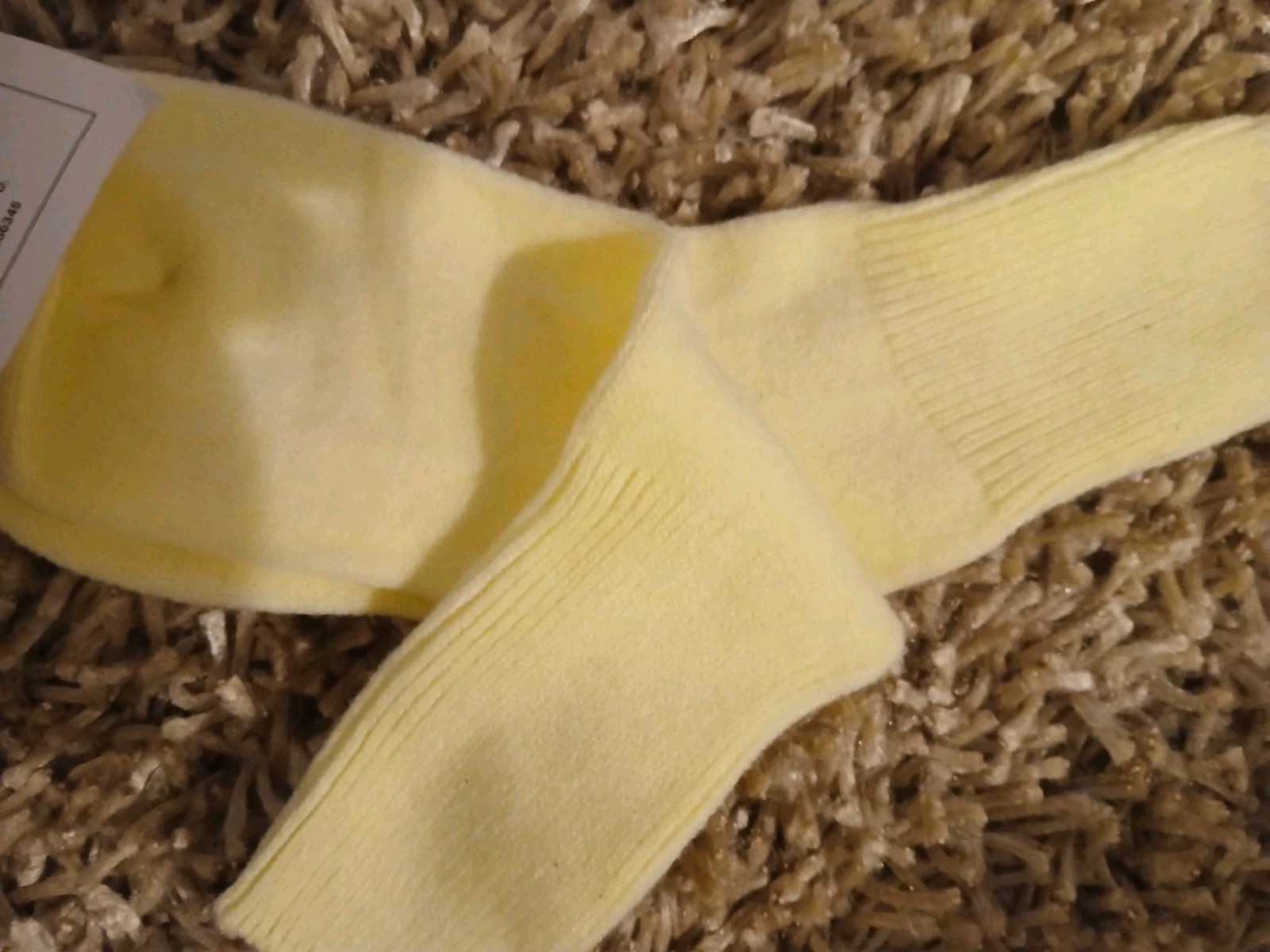 PAMELA MANN - WOMENS SOFT LEMON SOCKS - ONE SIZE
