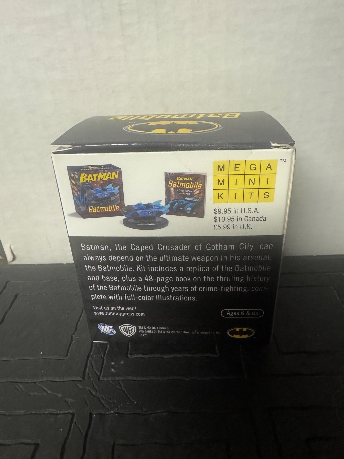Batman Mega Mini Kits Batmobile - Running Press 2012 New Unopened