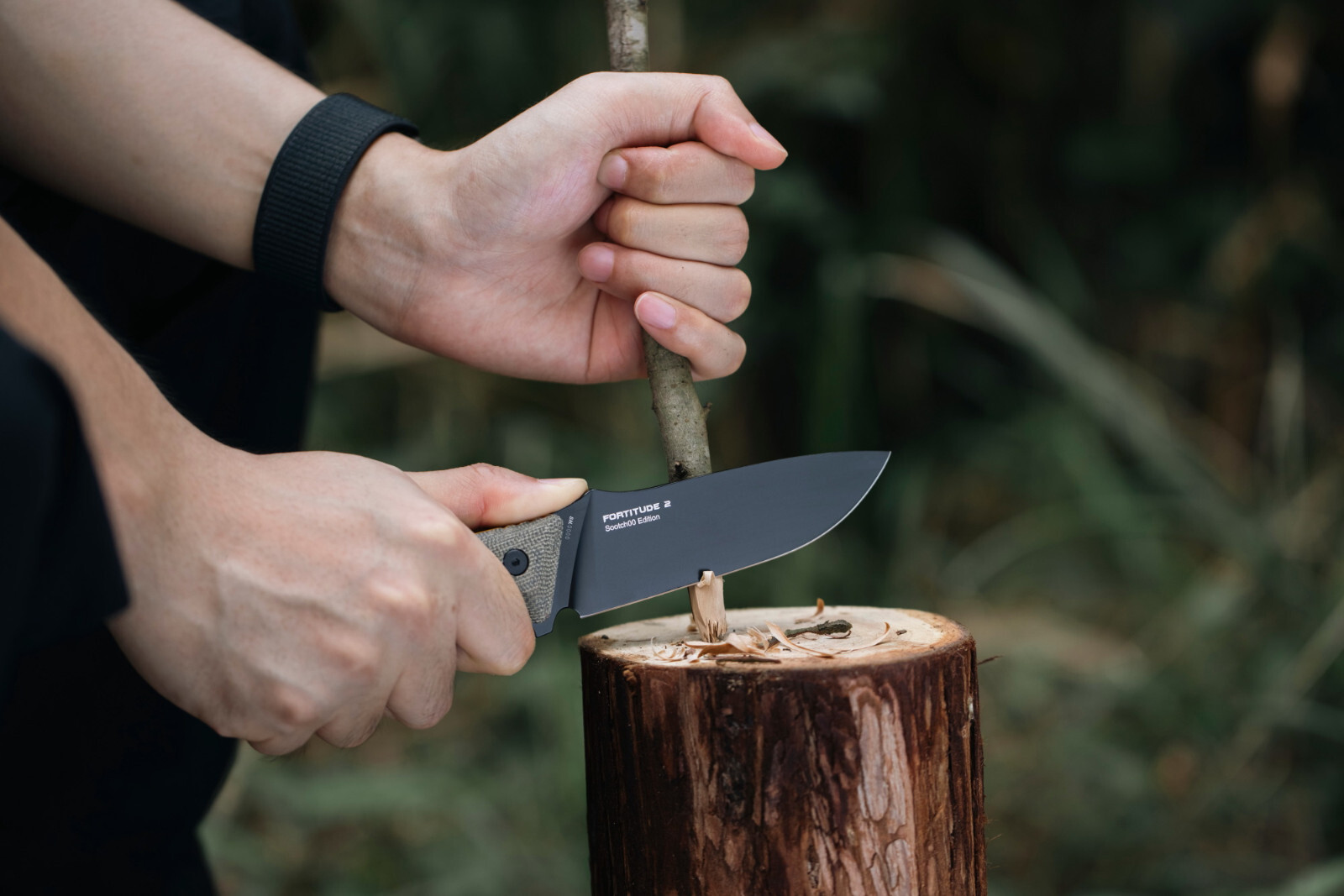 Olight Oknife Fortitude 2 Fixed Blade EDC Tool, Micarta/G10 Handle, CPM-S35VN