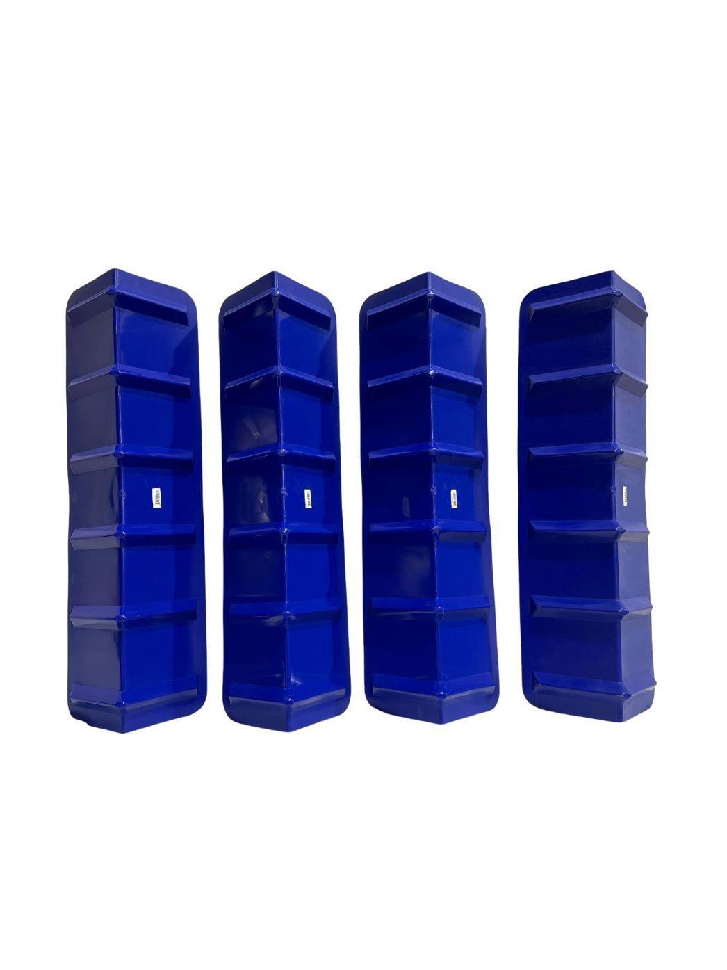 Blue V Shaped Corner Protectors  For Cargo Loads- 8" x 36" (4 Pack) Fleet Tough