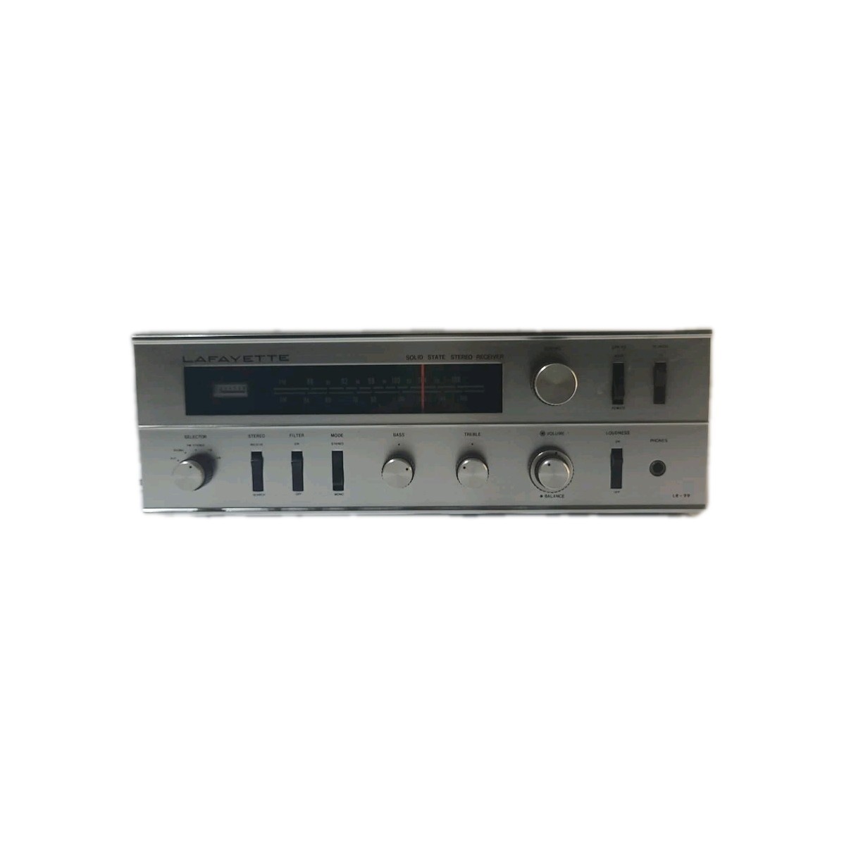 Vintage Lafayette LR-99A Solid-State Stereo Receiver Tested.