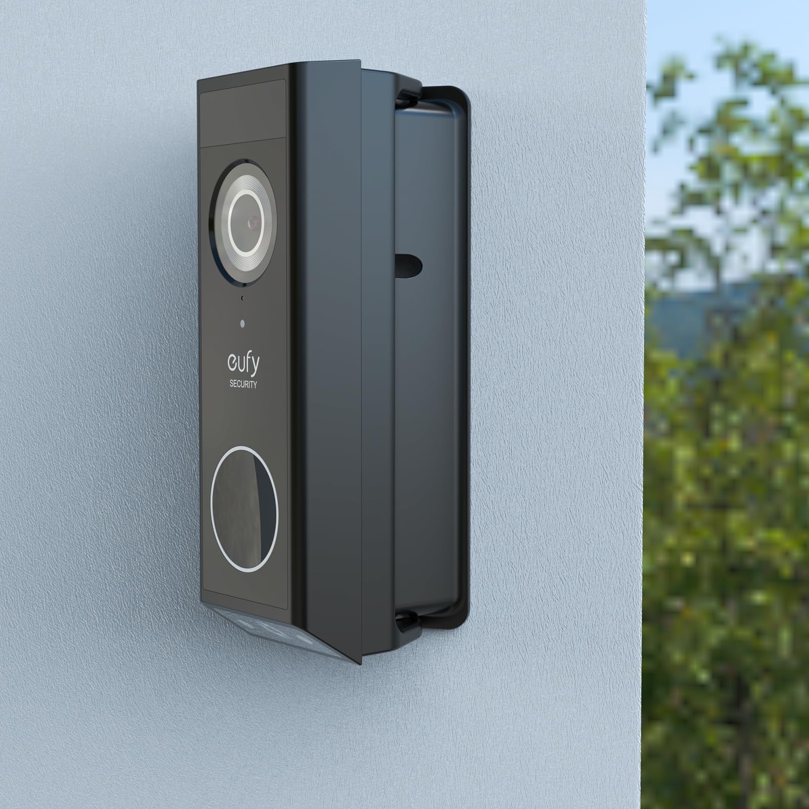 Holaca Doorbell Wall Mount for Eufy Security Video E340, BLACK