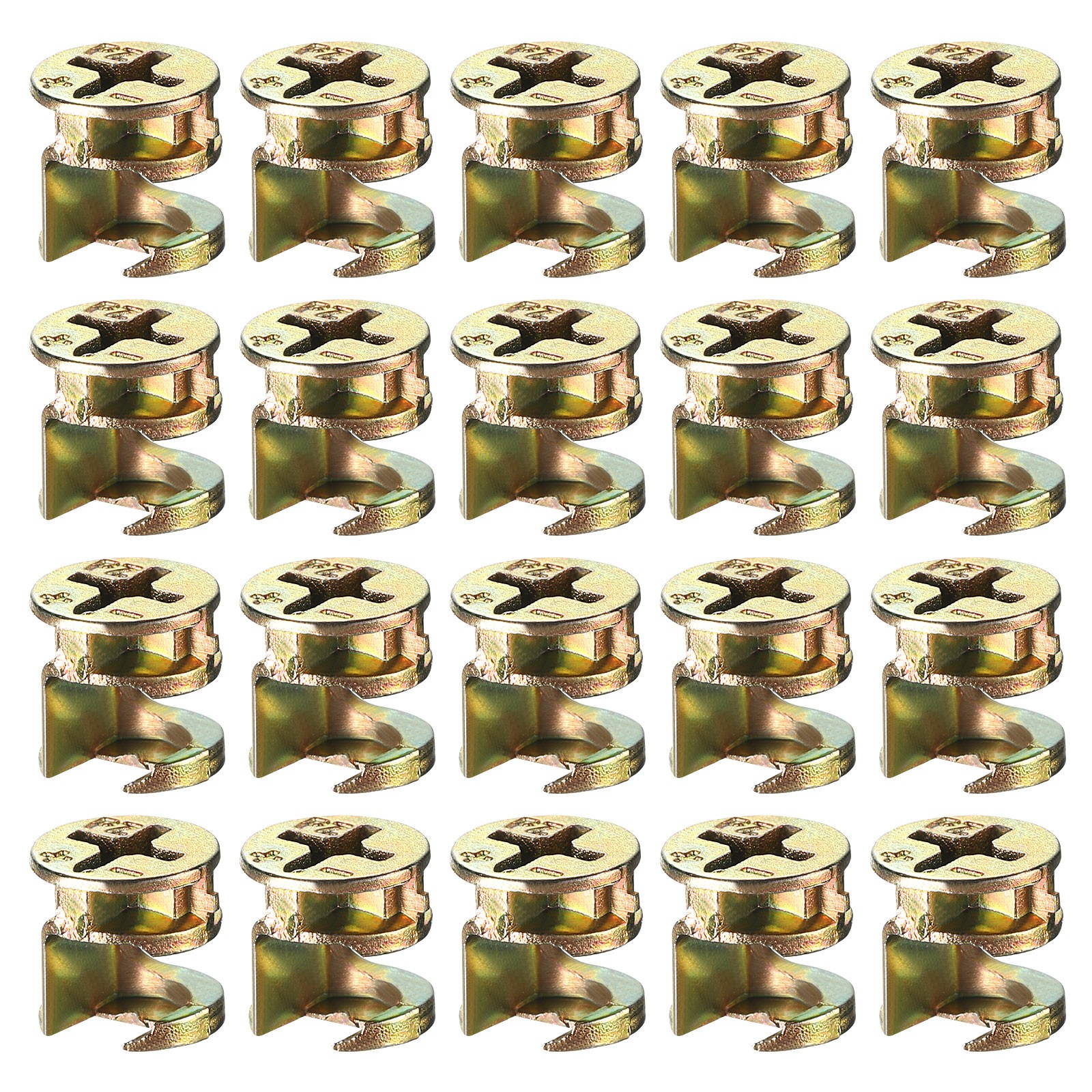 20pcs Cam Lock Nut for Furniture 9.35x9.6mm Joint Connector Locking Nuts
