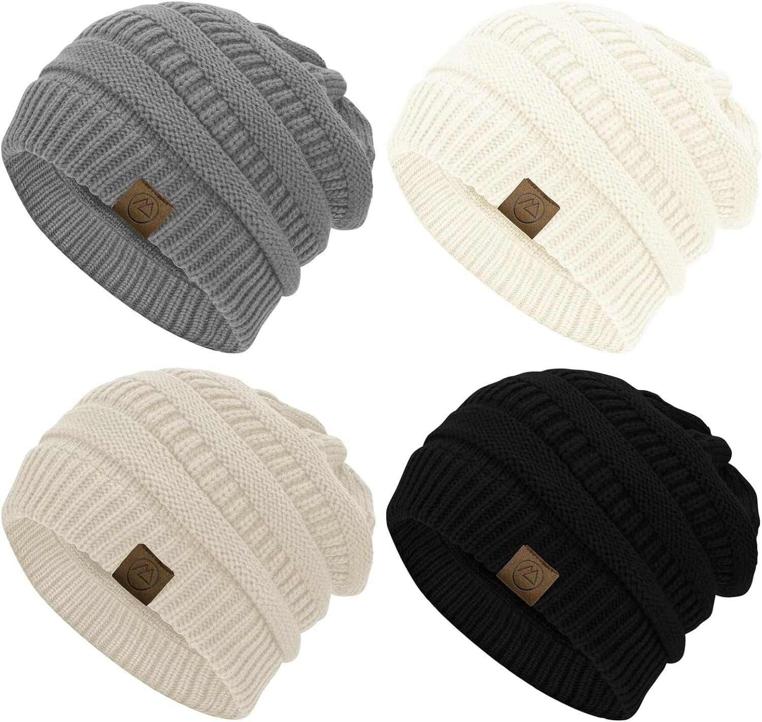 American Trends Winter One Size, Black&light Grey&white&beige