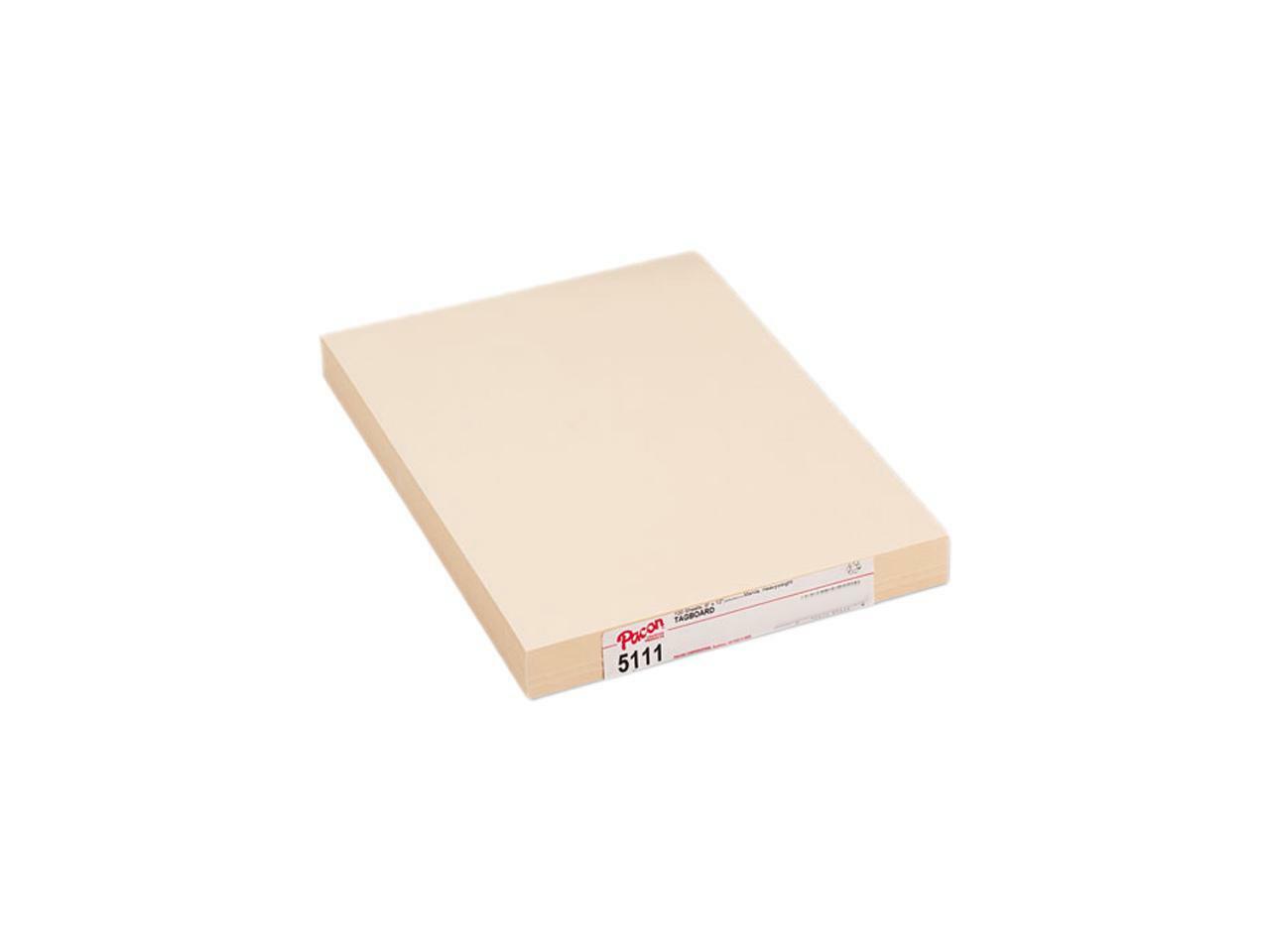Heavyweight Tagboard, 12 X 9, Manila, 100/Pack