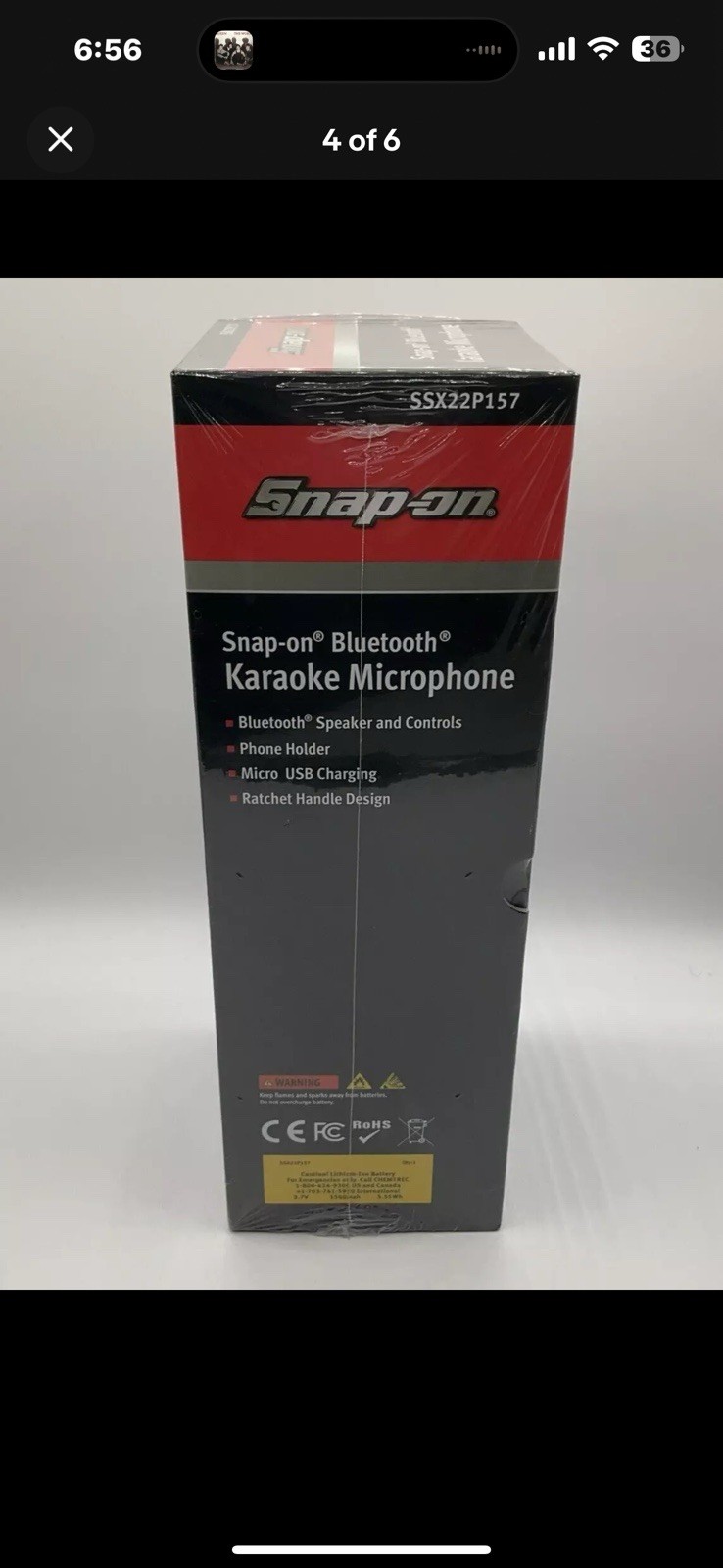 New Snap-On Bluetooth Karaoke Microphone Bluetooth Microphone SSX22P157