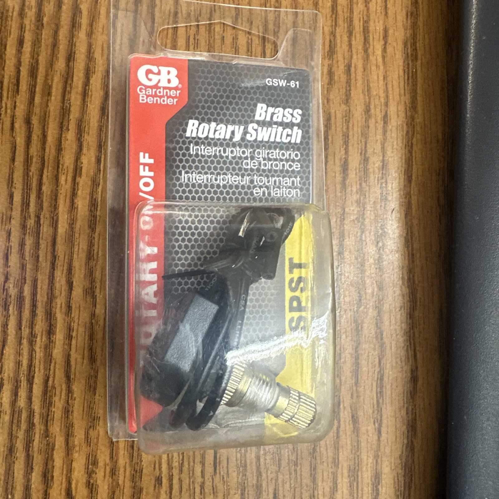 Gardner Bender Brass Rotary Switch GSW-61