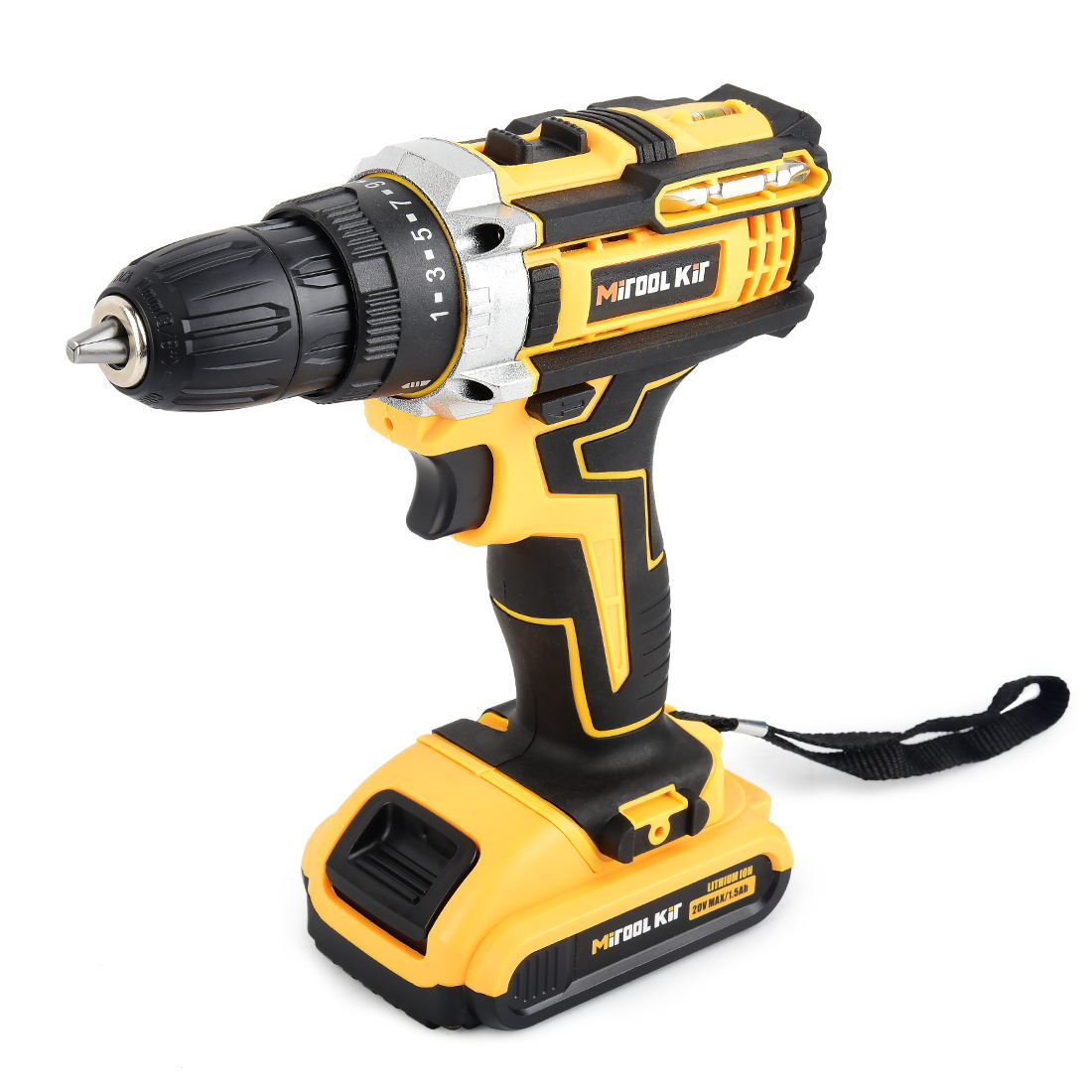 20V Cordless Drill With 1500mah Battery High Power Electric Screwdriver Set US