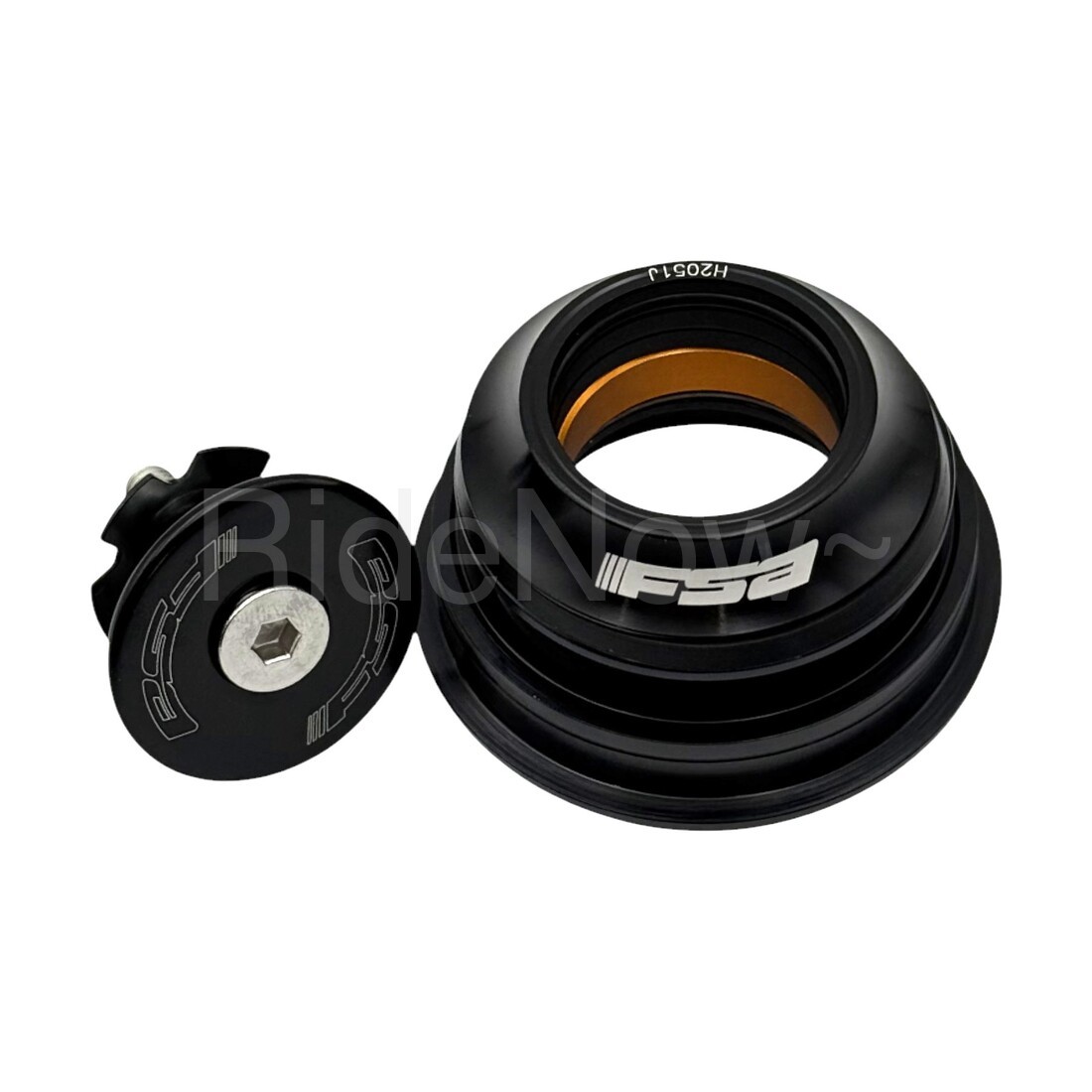 FSA Orbit ZS No.57 1-1/8" to 1.5" Tapered Headset 8.2mm Cover,50/62mm OD 36°x45°