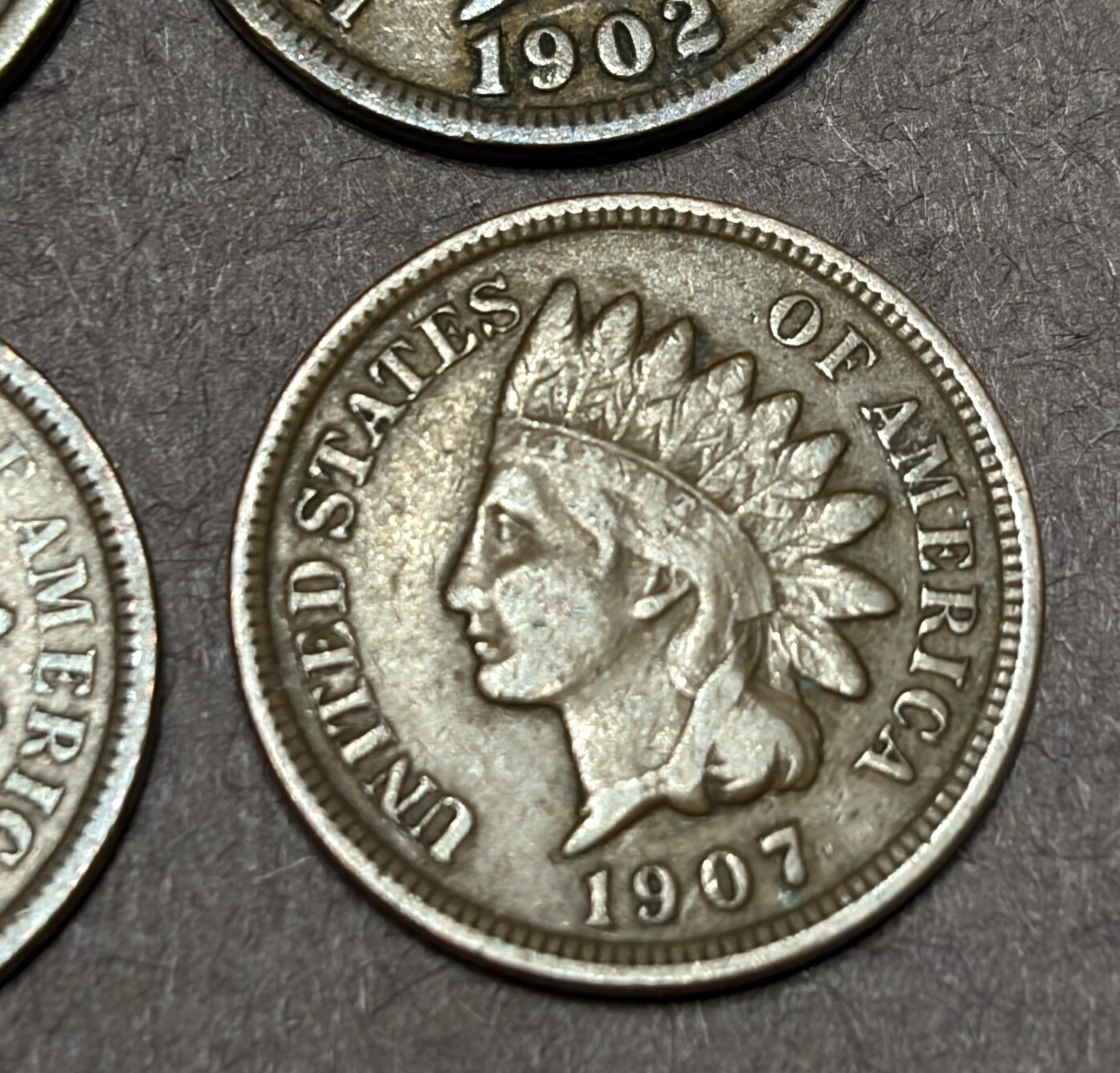 Indian Head Cents, 10 Different Dates Nice G - F