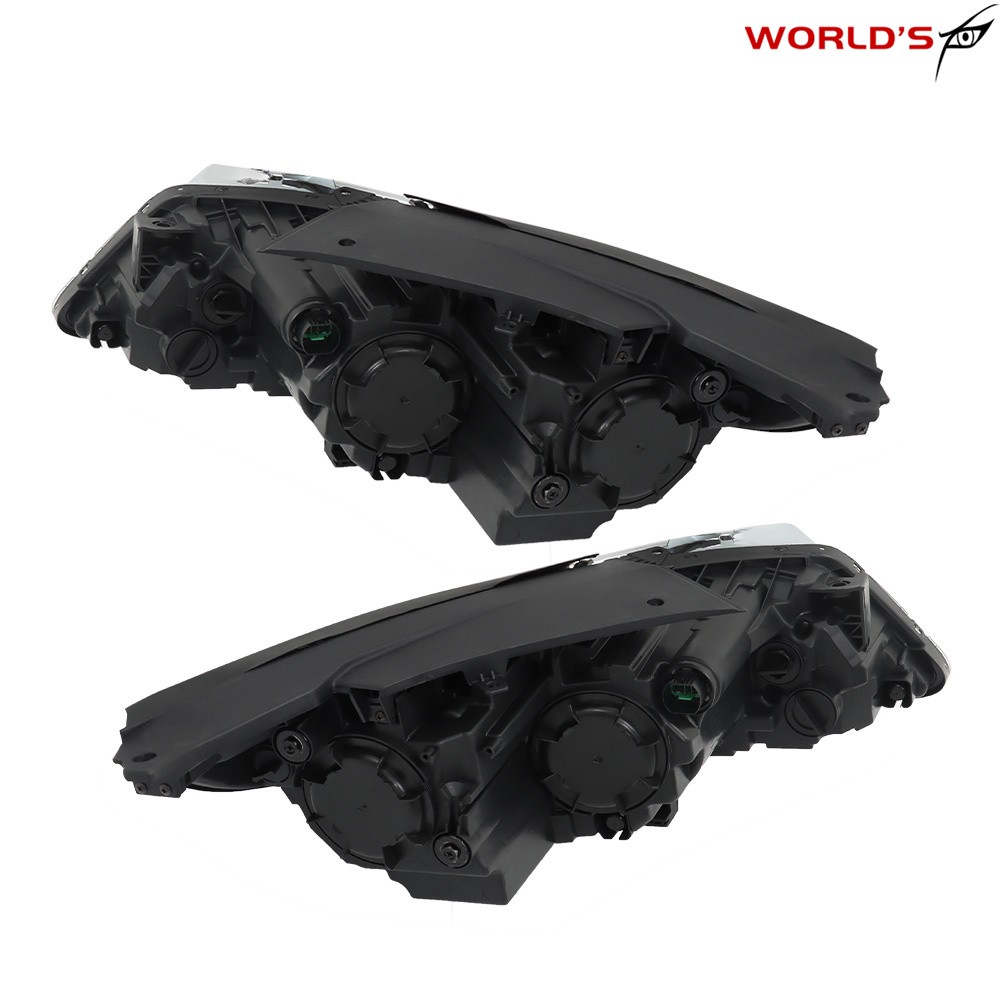 Right+Left Halogen Headlight For Kia Optima 2016-2018 w/o LED DRL Chrome Housing