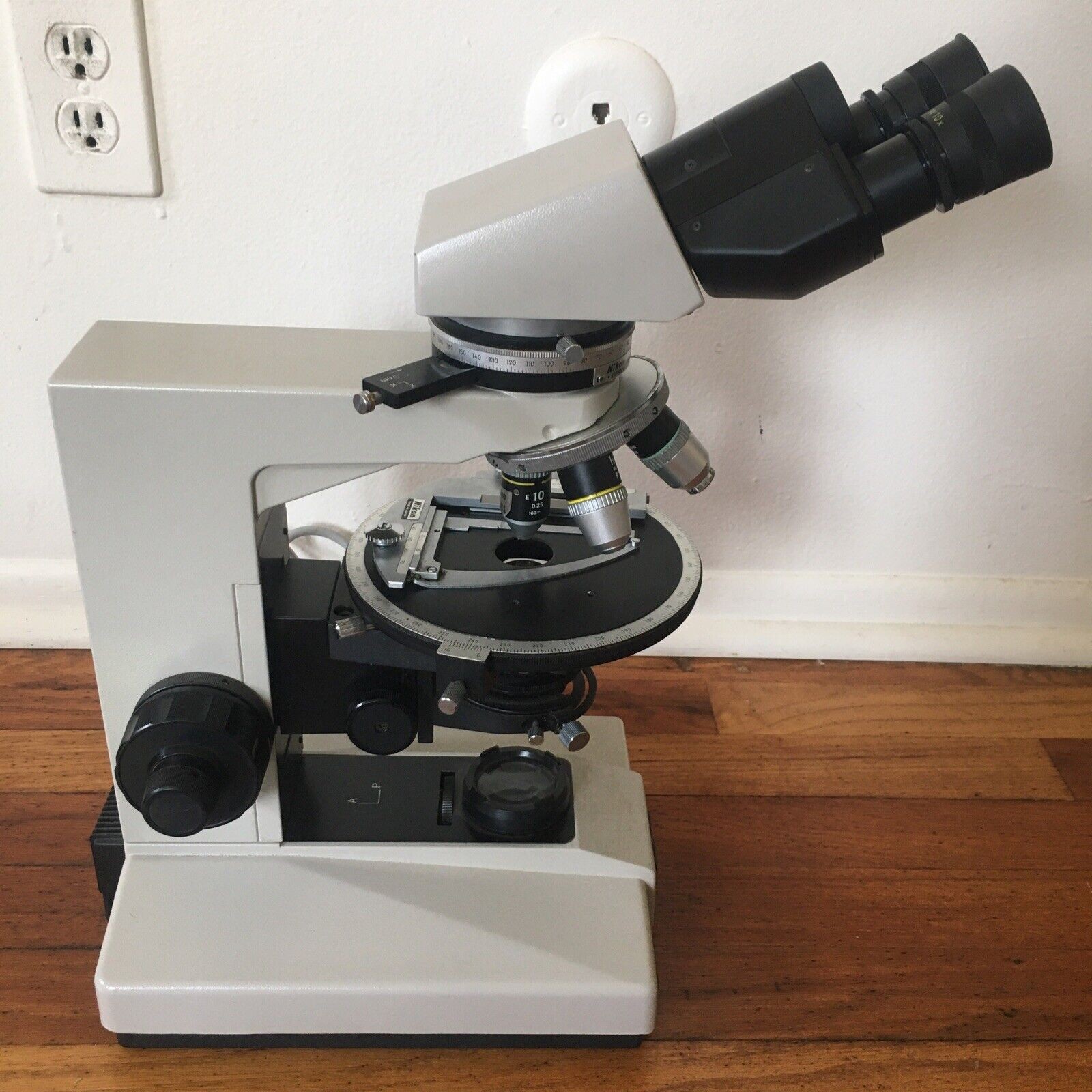 Nikon Polarizing Microscope Labophot-POL Binocular w/ Bertrand Lens - Complete