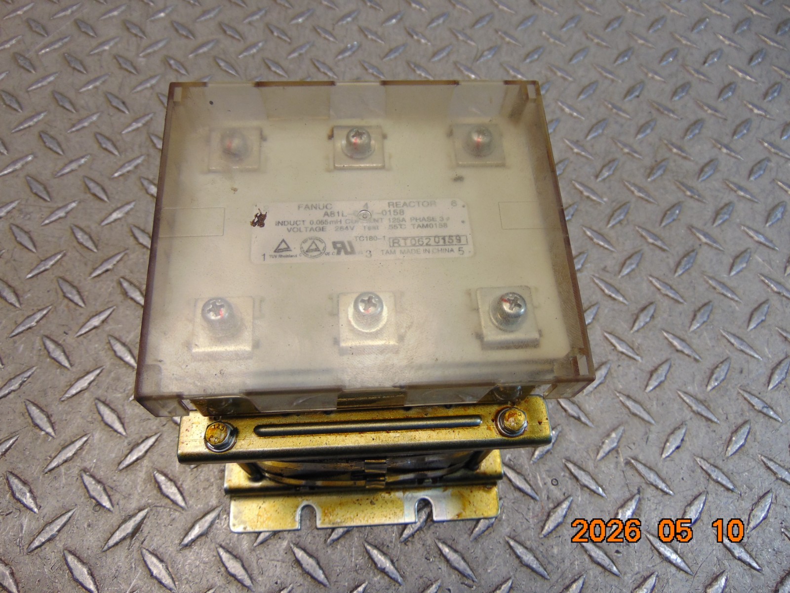 FANUC A81L-0001-0158 3-PHASE REACTOR 125A