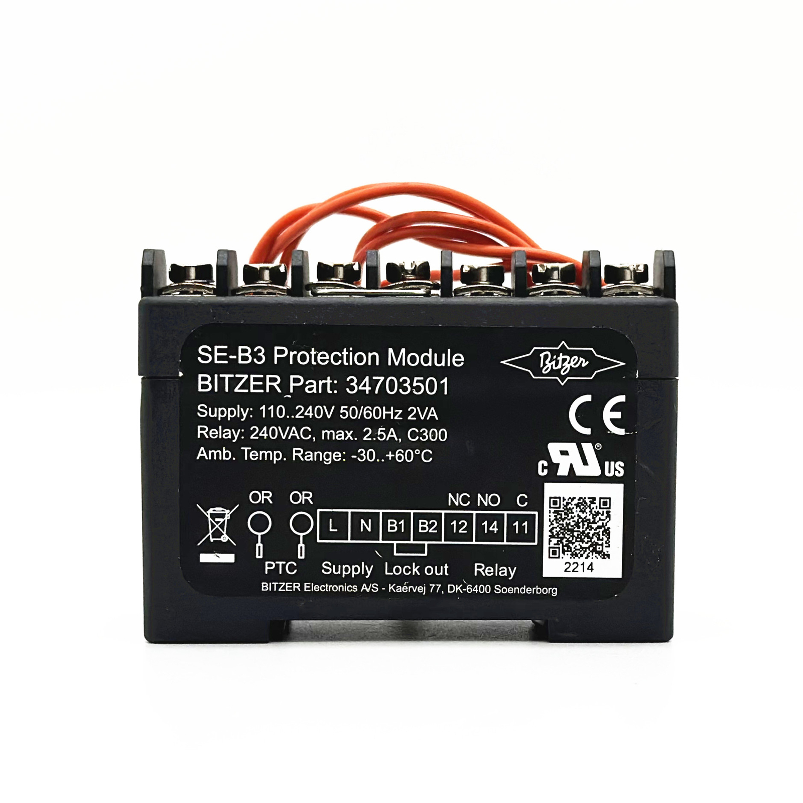 1pcs Bitzer SE-B3 Protection Module Bitzer Part-no.34703501
