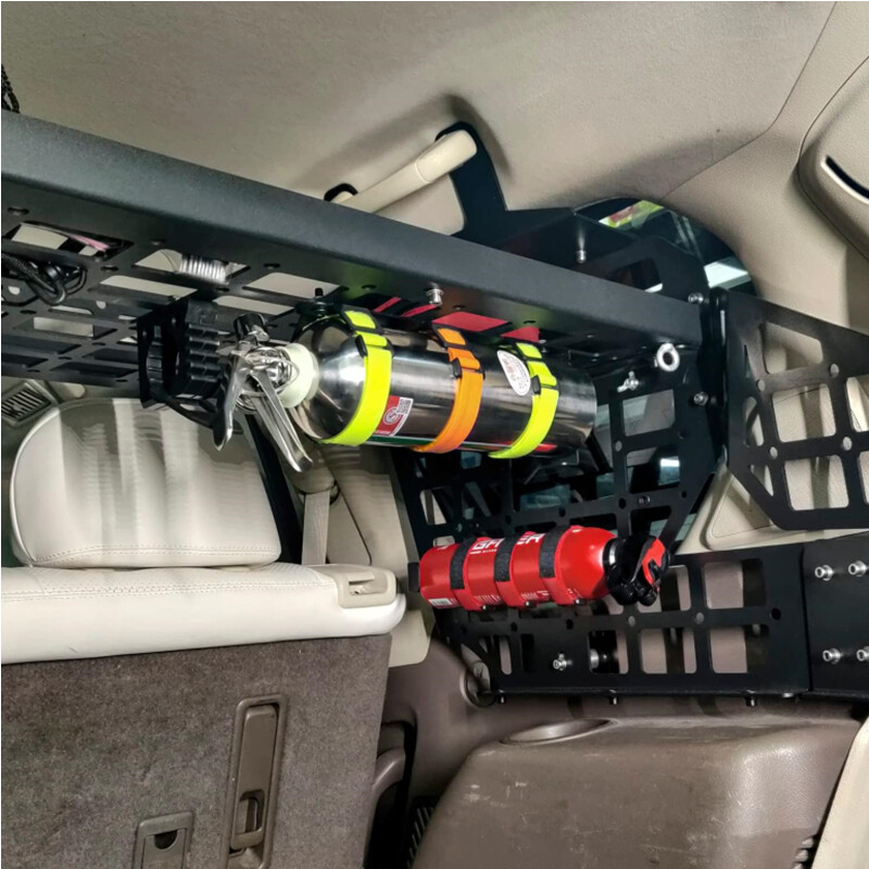 Molle Panel System Trunk Shelf Fire Extinguisher Mount Holder Fixed Frame