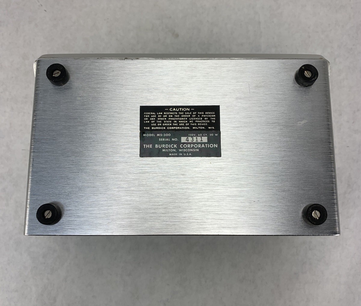 Burdick MS 300 Shock Machine