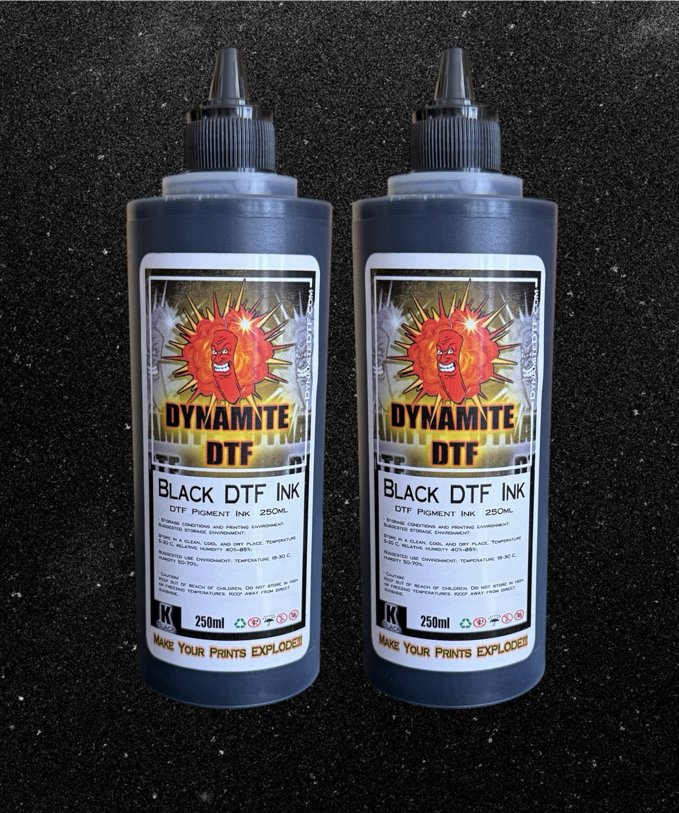 500ml BLACK DTF Ink for DTF Printers,Epson Printer, REFILL “BLACK ”.
