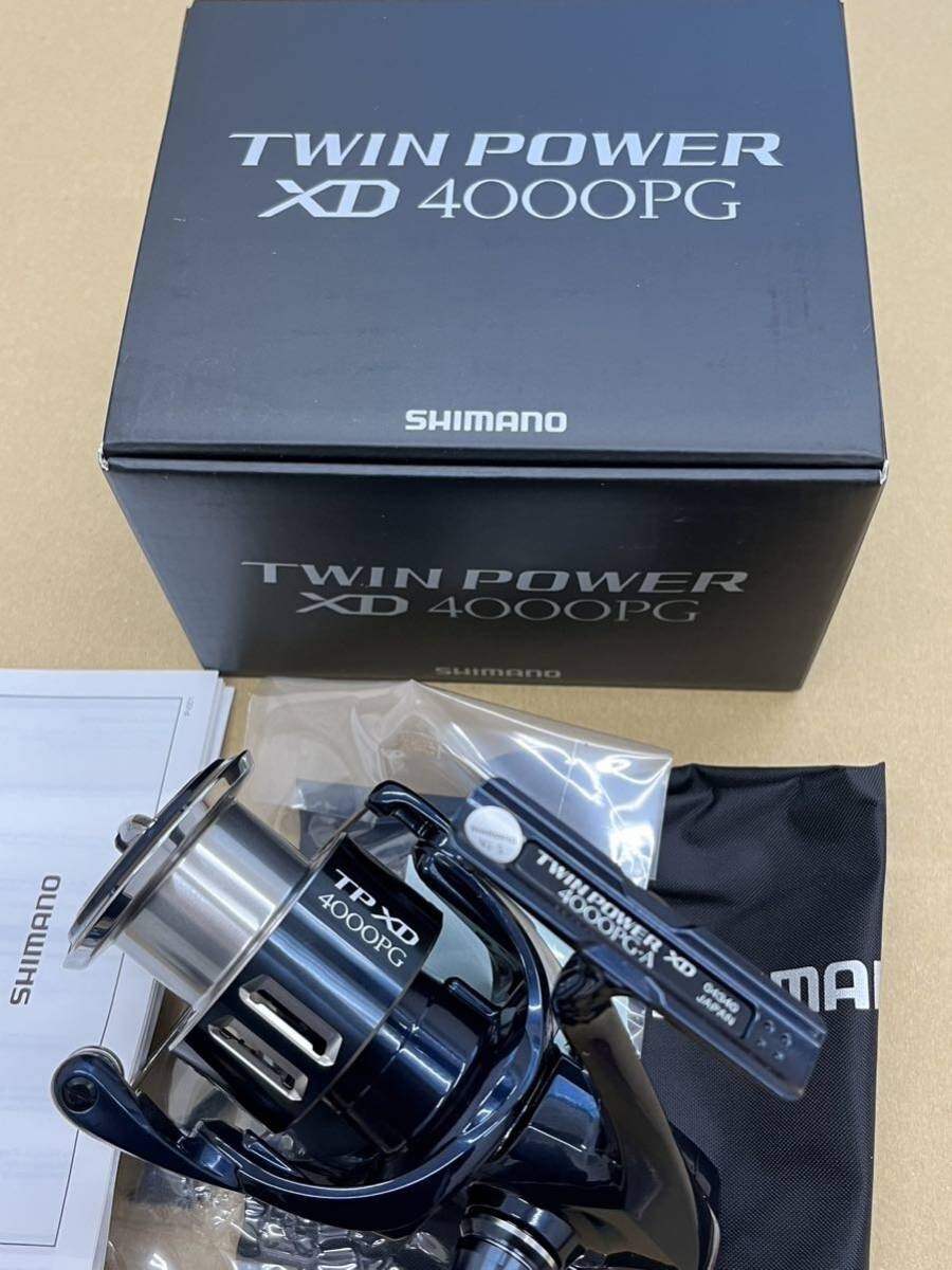 Shimano 21 TWINPOWER XD 4000PG 4.4 Spinning Reel Brand From Japan New
