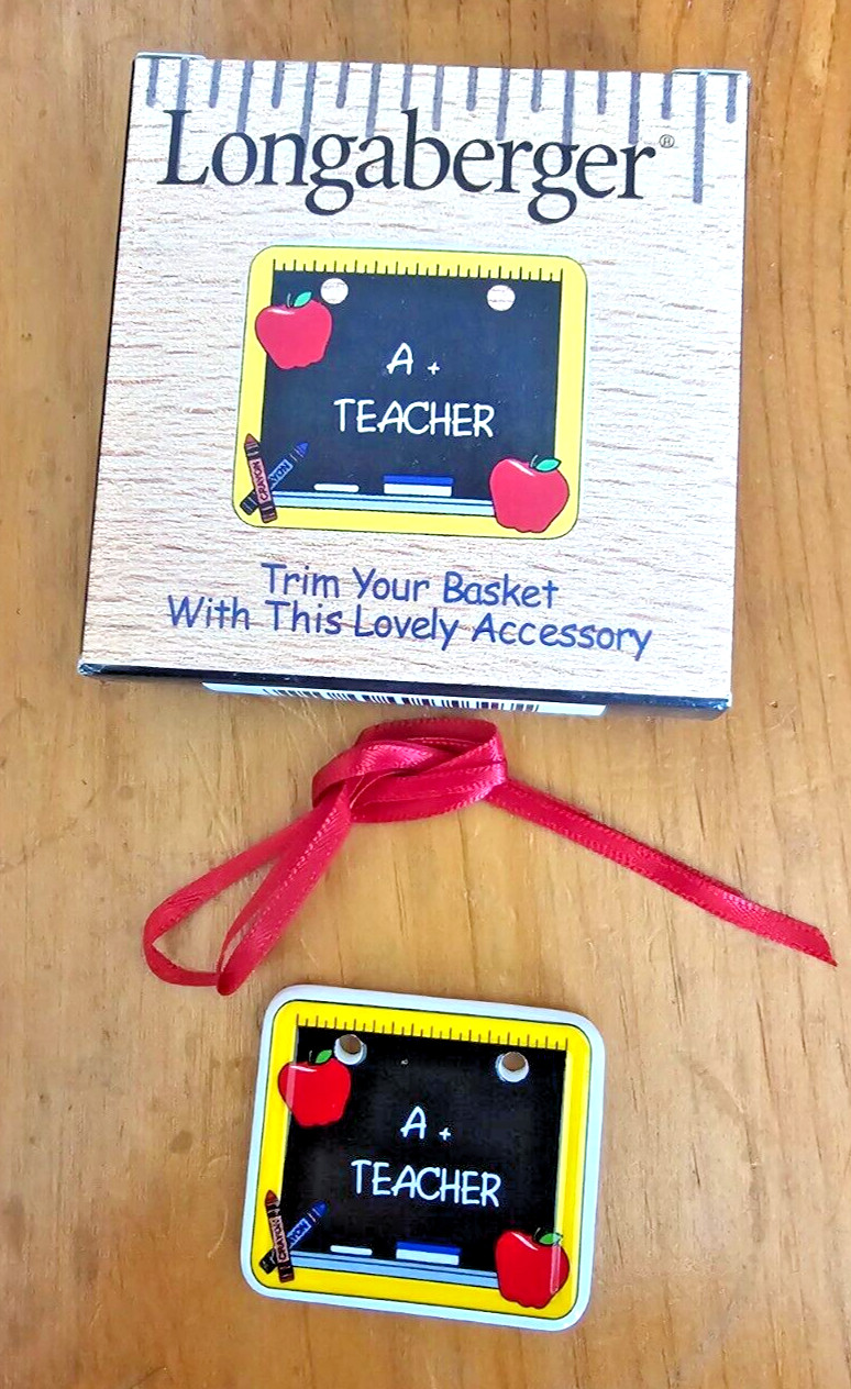 Longaberger 1999 A+ Teacher Tie-On