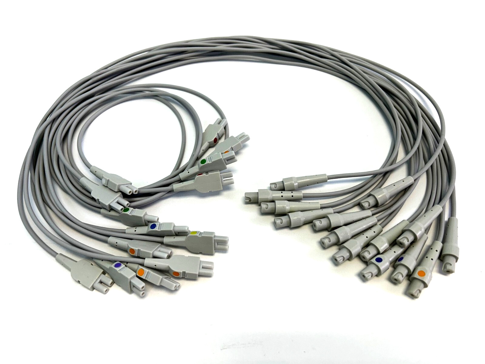 GE CAM 14 Compatible EKG Leadwires, 14 Lead (w/o adaptor), PN 420101-001