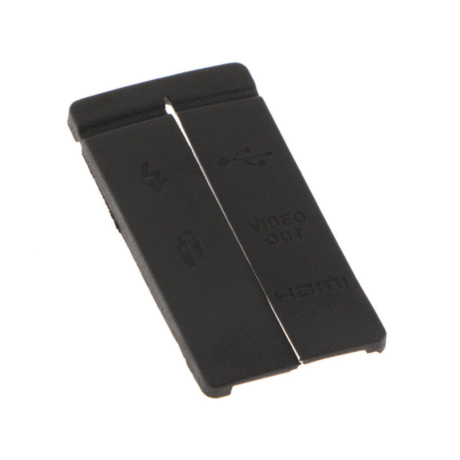 USB HDMI AV Video Out MIC Rubber Door Cover For Canon 50D Black Camera D
