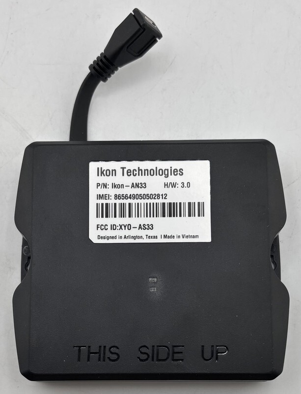 IKON TECHNOLOGIES IKON-AN33 VEHICLE GPS TRACKING DEVICE DEALERSHIP