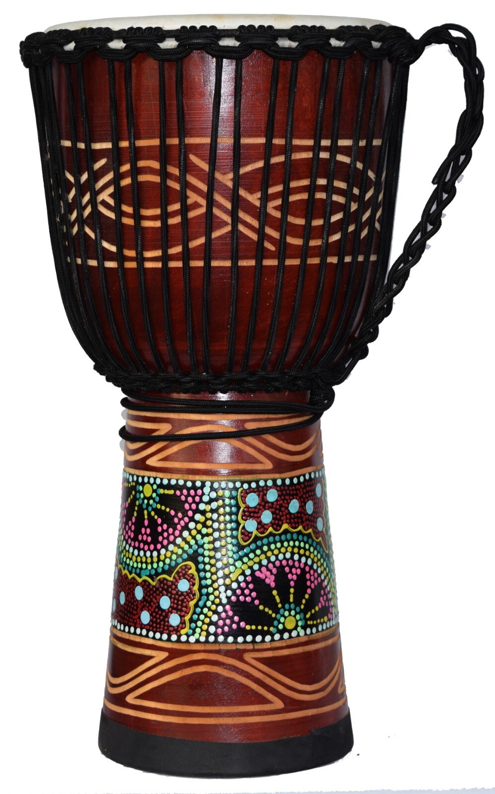 Large Djembe 60cm Height 12'' Head ( Totally Free Shipping in USA Mainland )