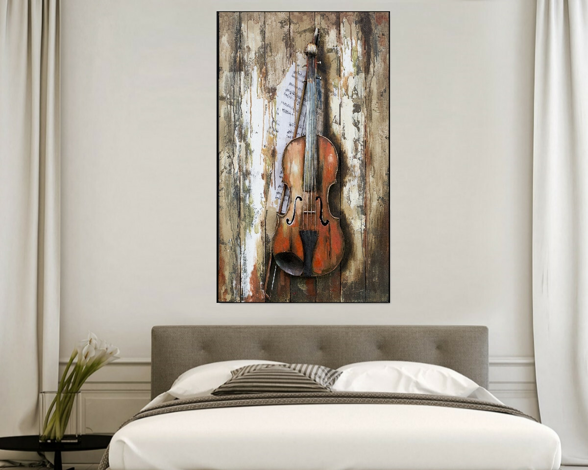 Paintings 3D Metal Mozart Painting Wallmount Bedroom/Den/Outdoor Masterpiece