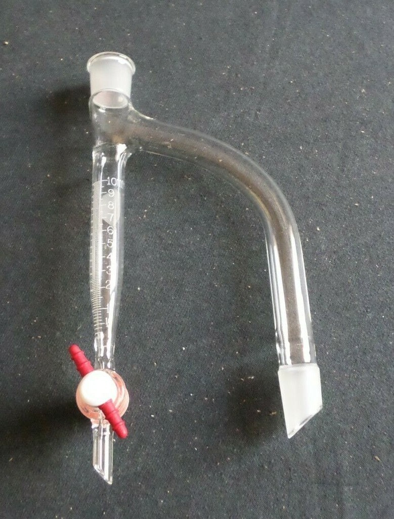 Wilmad LabGlass 19/22 Glass 10mL Graduated Distilling Receiver & STPK LG-9076T