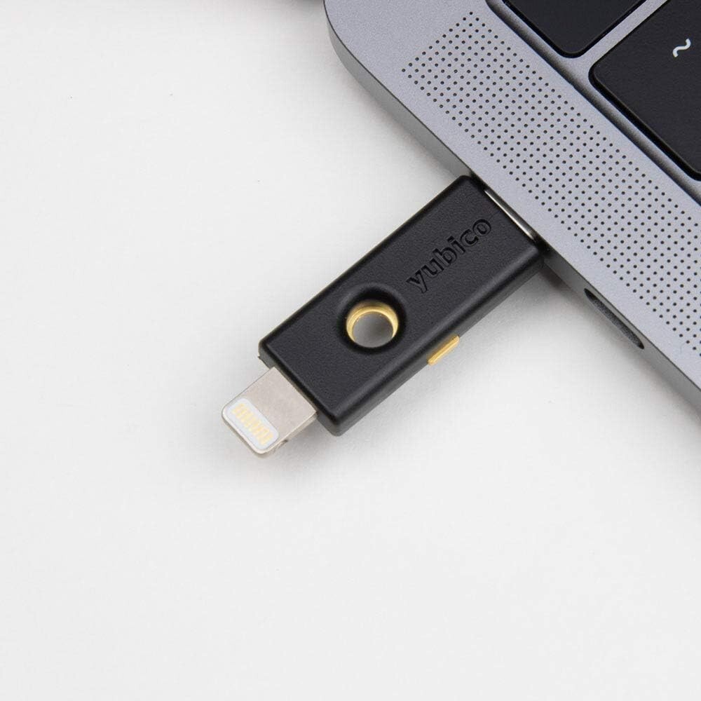 YubiKey 5Ci - Two-Factor authentication Security Key for Android/PC/iPhone, D...