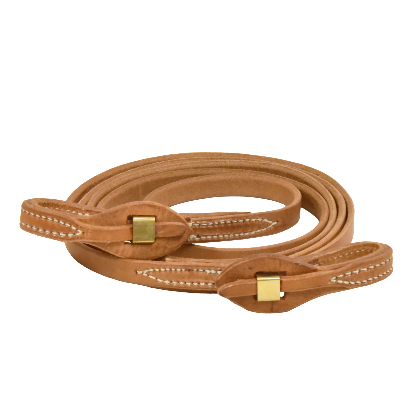 AJ Tack Harness Leather Quick Change Roper Reins, 5/8" x 8'