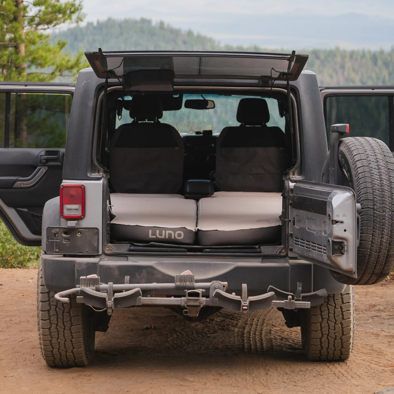 Luno AIR+FOAM PRO Vehicle Mattress Fits Jeep Wrangler JL 4-Door Models 2018+