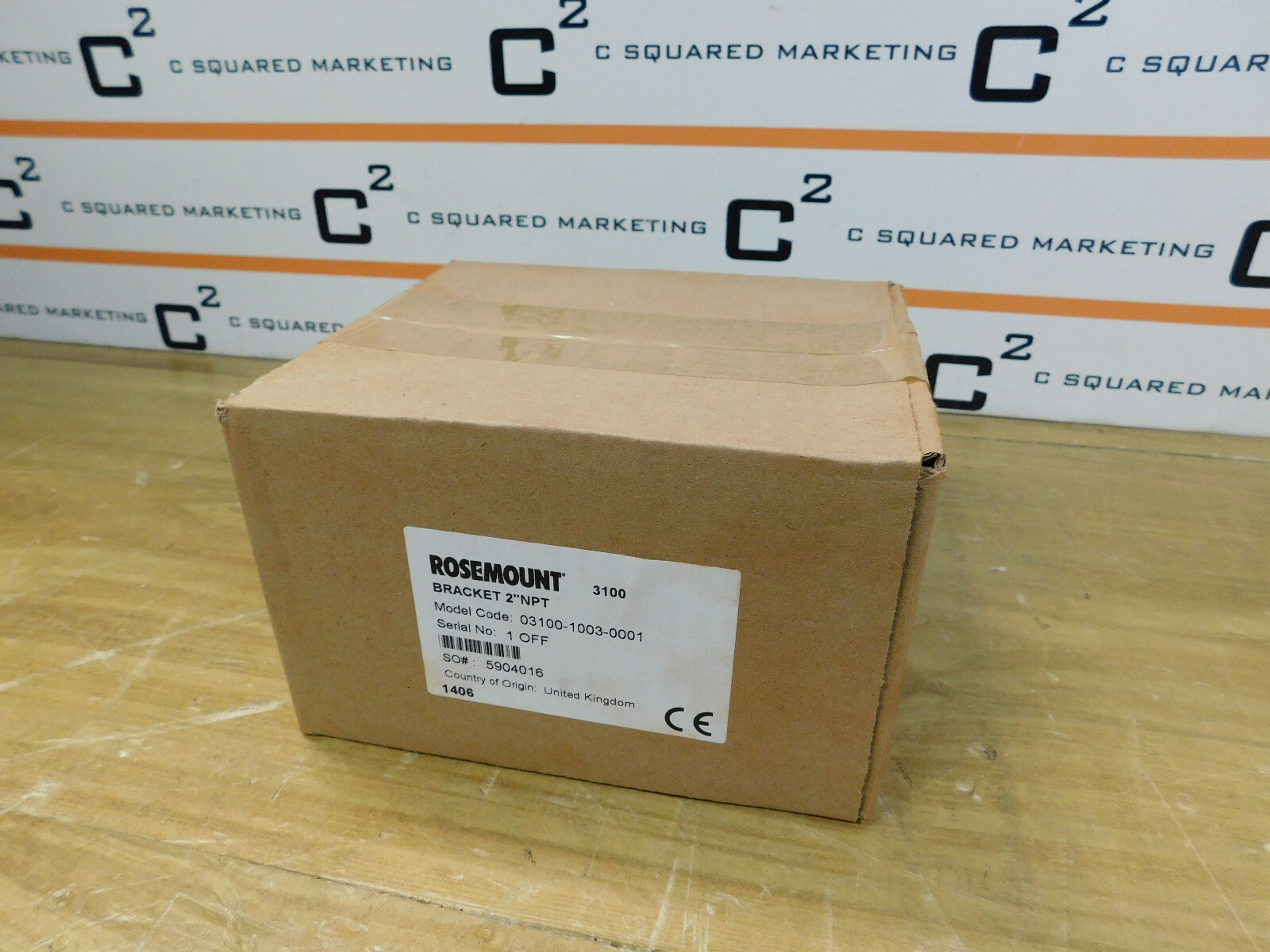 Rosemount 03100-1003-0001 Bracket 3100 NPT 3100 Series NOB BVY