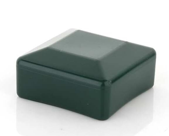 Fence Post Cap 80x80mm Fence Caps Green - Post Cap Pyramid Square