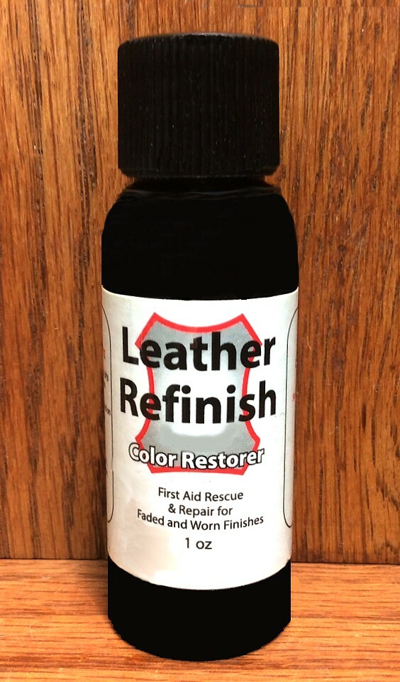 Leather Refinish Color Restorer® ~ We are the Original! ~ Black 1oz. Sample