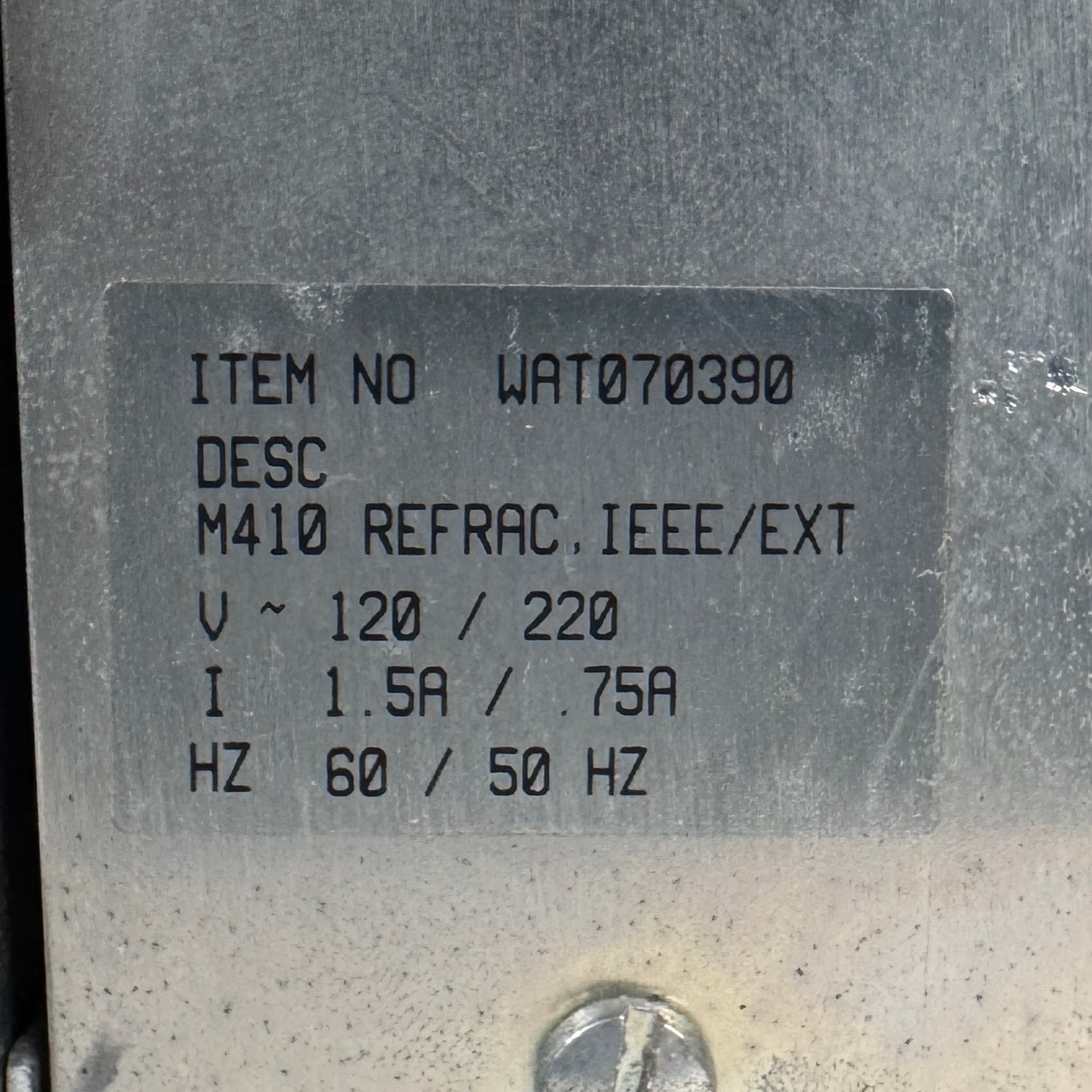 Waters 410 Differential Refractometer