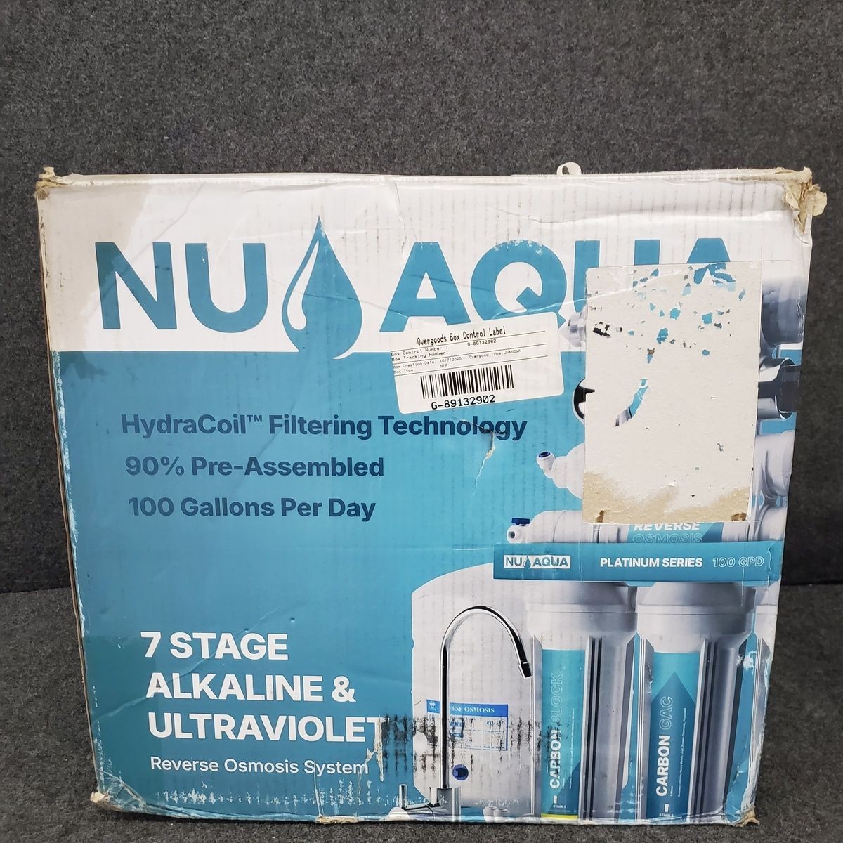 NU AQUA WU-100GPD-NP-UV-ALK 7 Stage Reverse Osmosis System*