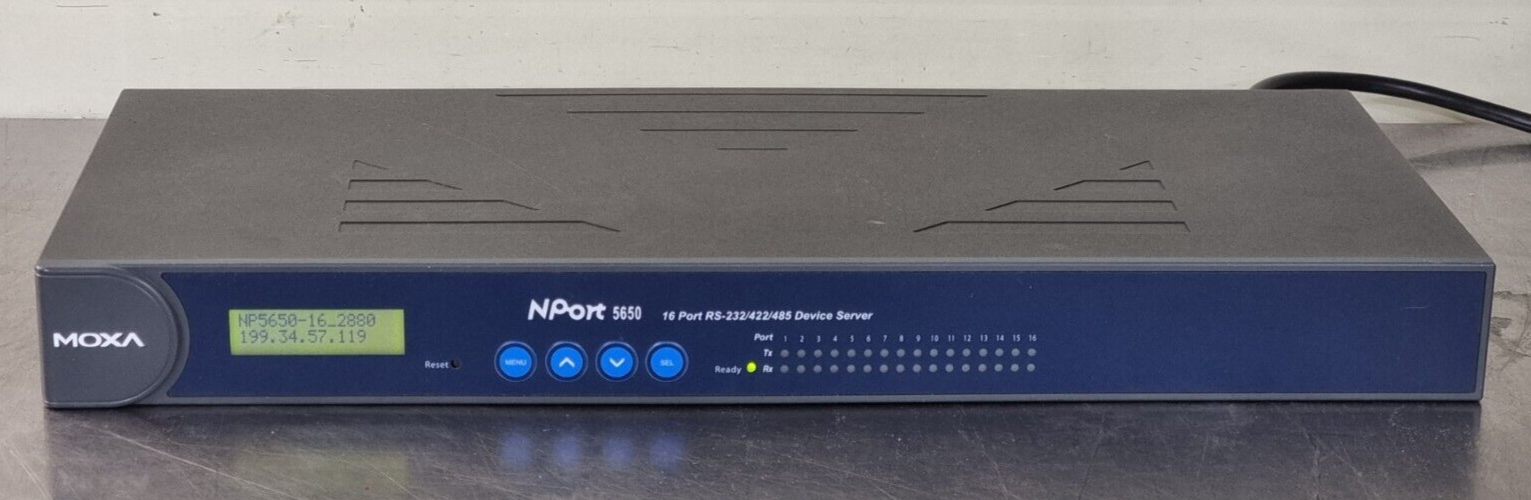 MOXA NPort 5650-16 / 16-PORT RS-232/422/485 DEVICE SERVER