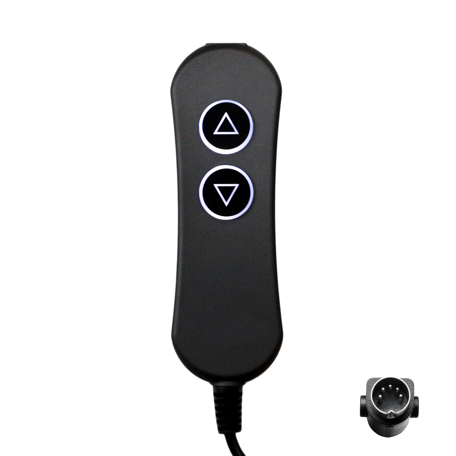 Mulin MLSK111-A1 2 Button 5Pin Lift Chair Remote Hand Control with USB Backlight