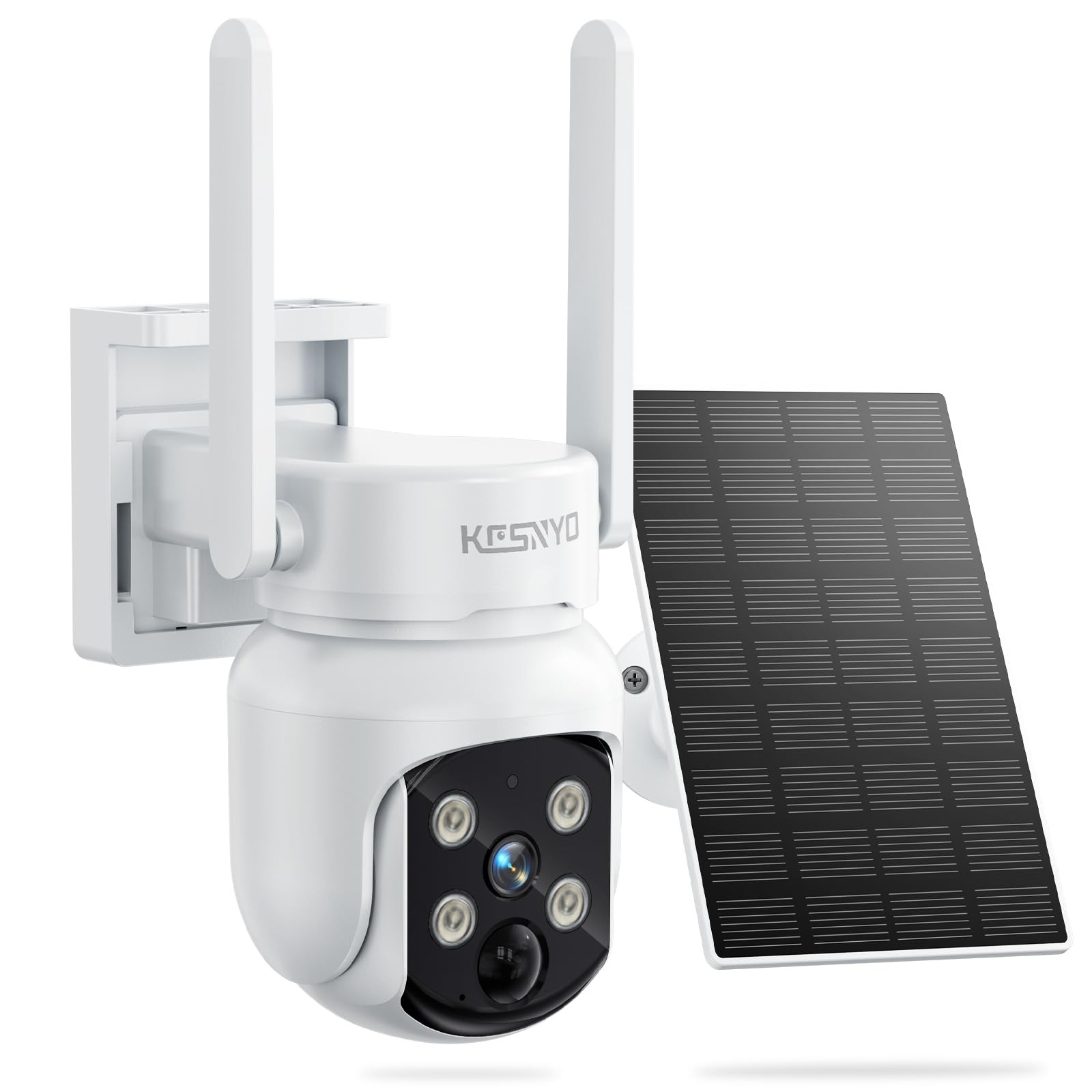 4MP Solar Security Camera, WiFi Camera for Home Security System, Battery Powe...