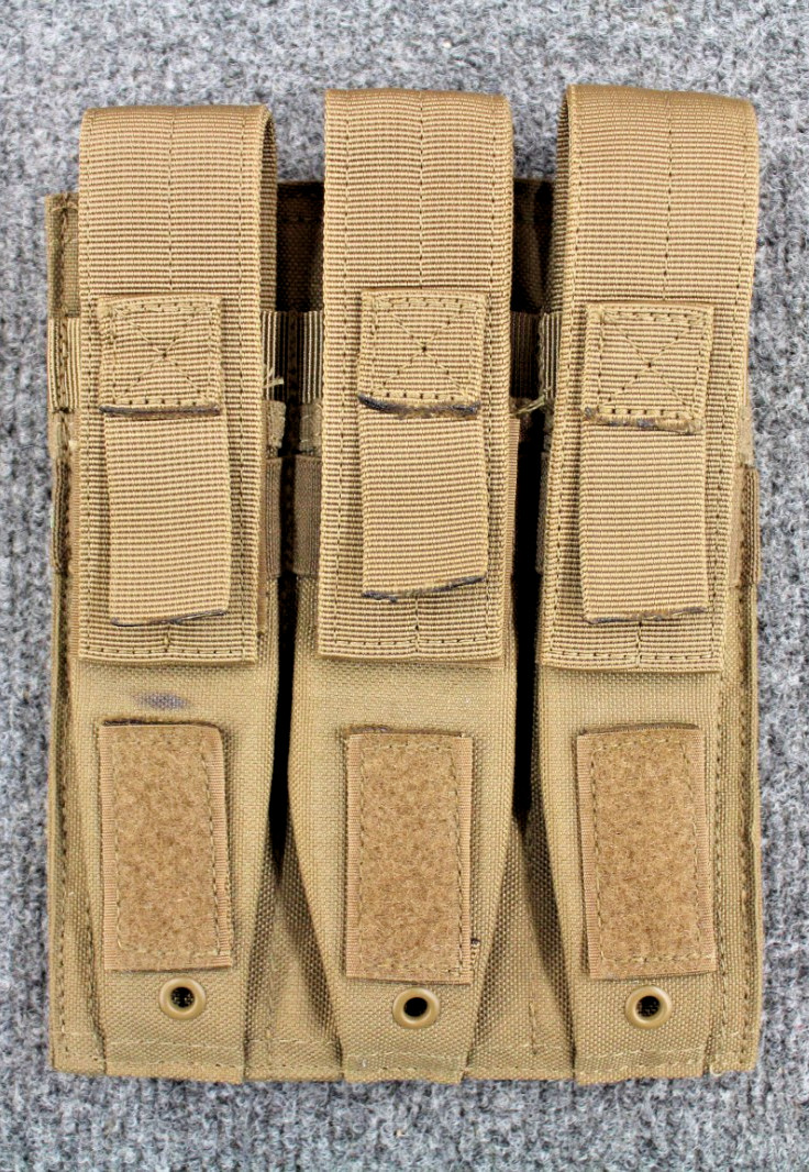 Condor Triple MP5 Mag Pouch w/out Side-Release Buckles Coyote Brown B (Preowned)