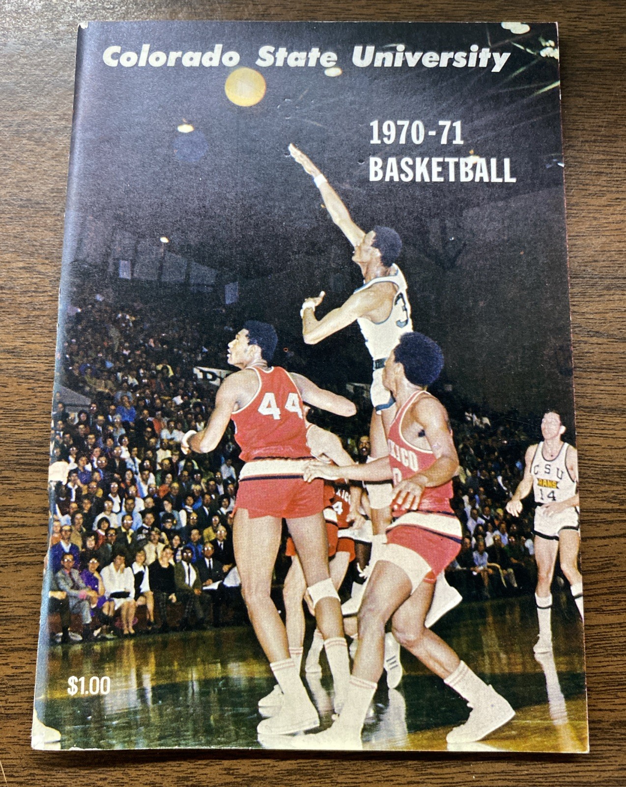 RARE 1970-71 Colorado State Rams Basketball Media Guide RICK FISHER