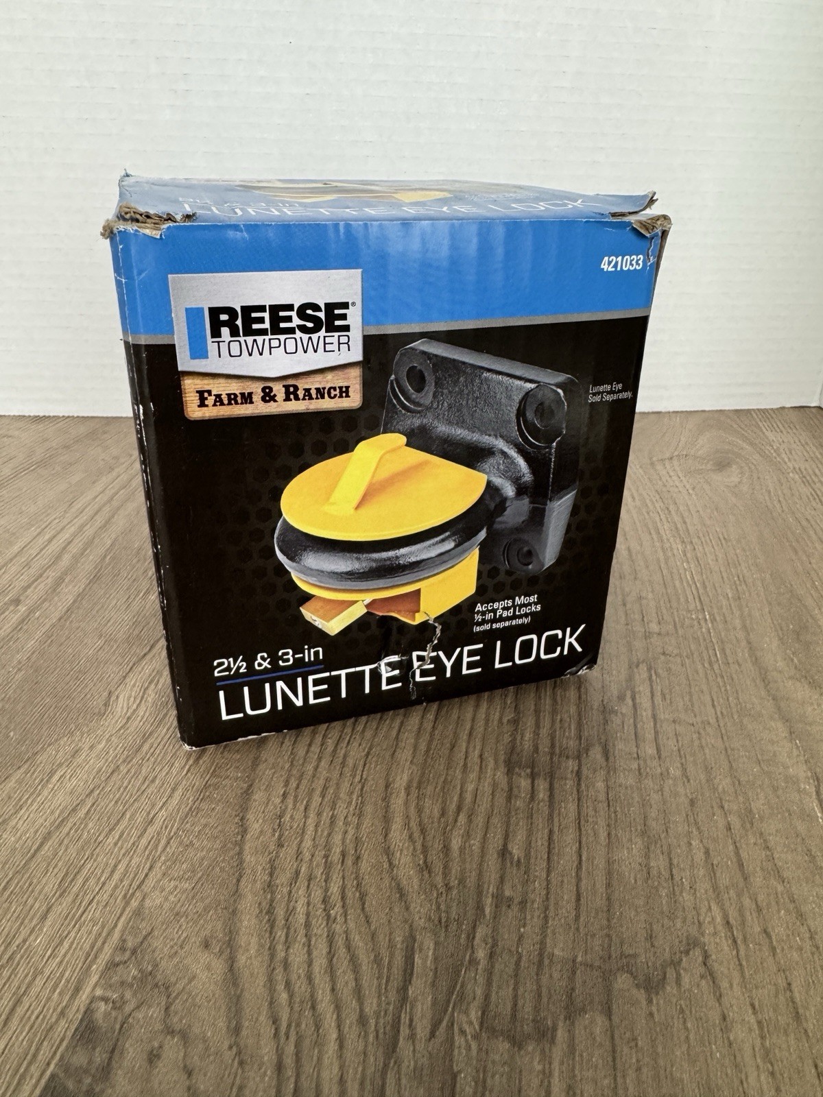 Reese Towpower 421033 Yellow Lunette Eye Lock 2.5” and 3” New In Box!