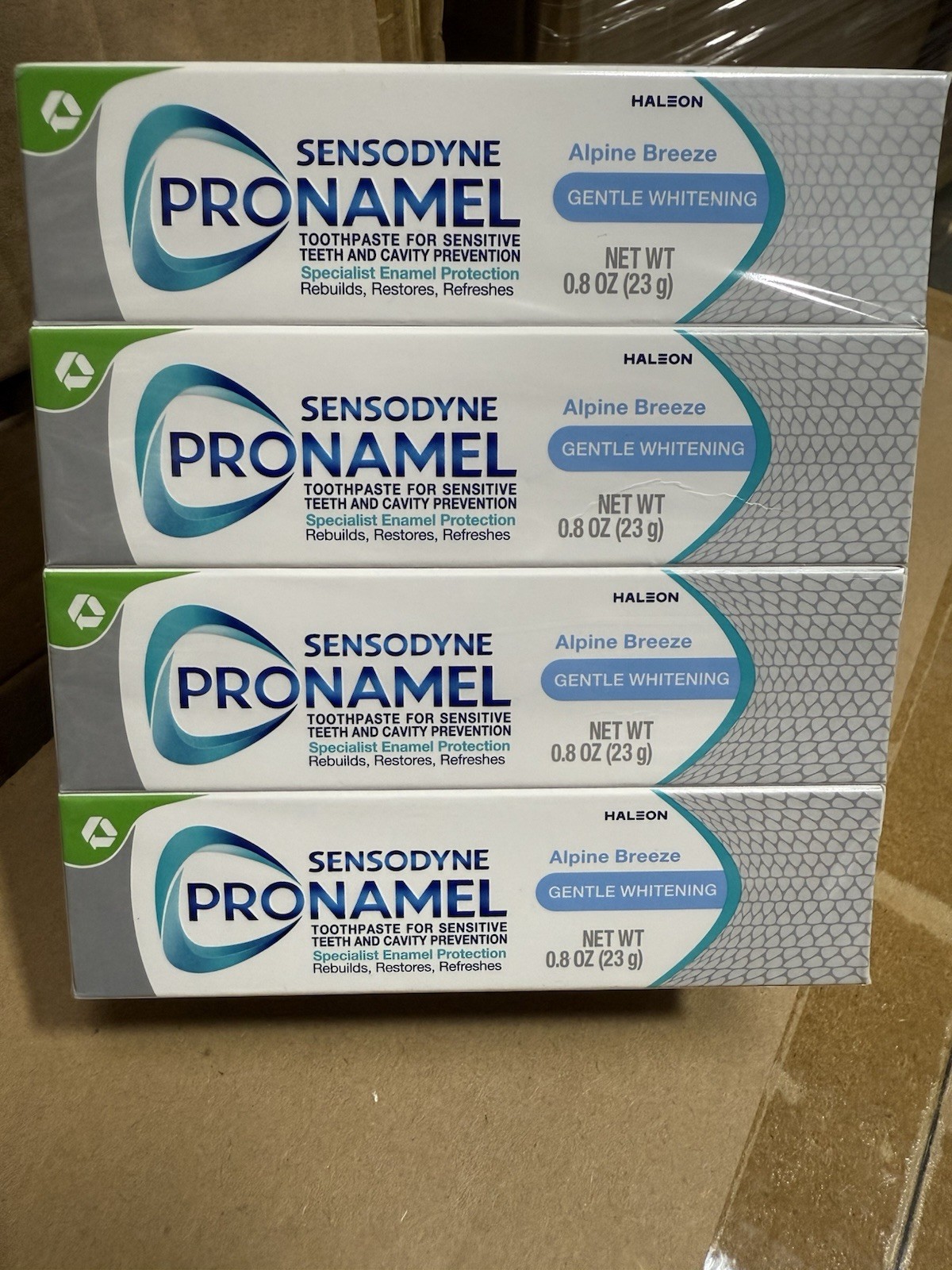 12-pack Sensodyne Pronamel Gentle Whitening Travel Size Toothpaste 0.8oz(05/2027