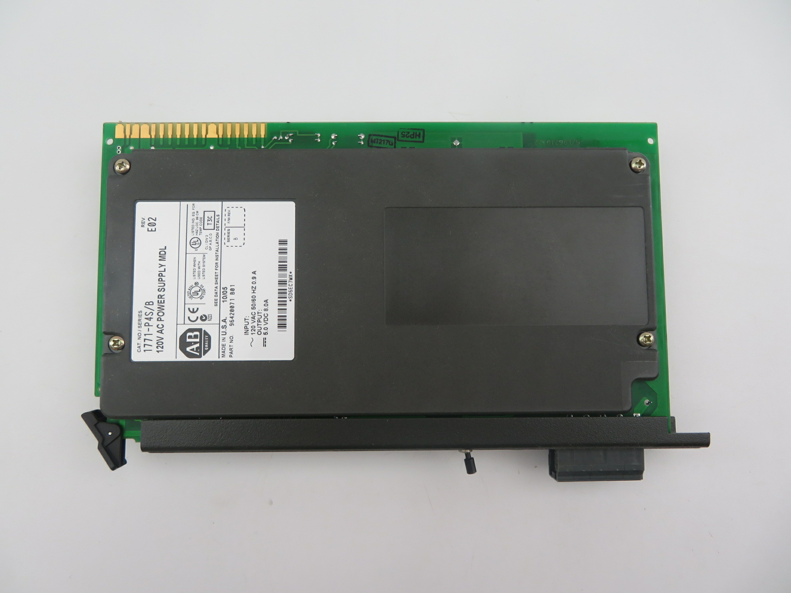 Allen Bradley 1771-P4S/B PLC-5 120 VAC Series B Power Supply