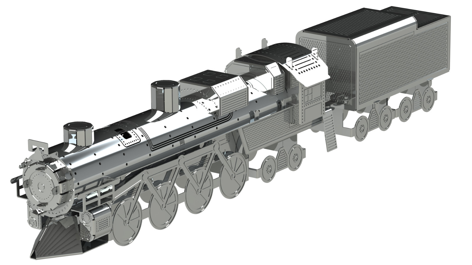 Metal-Time MT082 POLAR STEEL SE Train